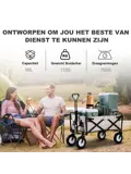 Packaway Opvouwbare Bolderkar 70KG