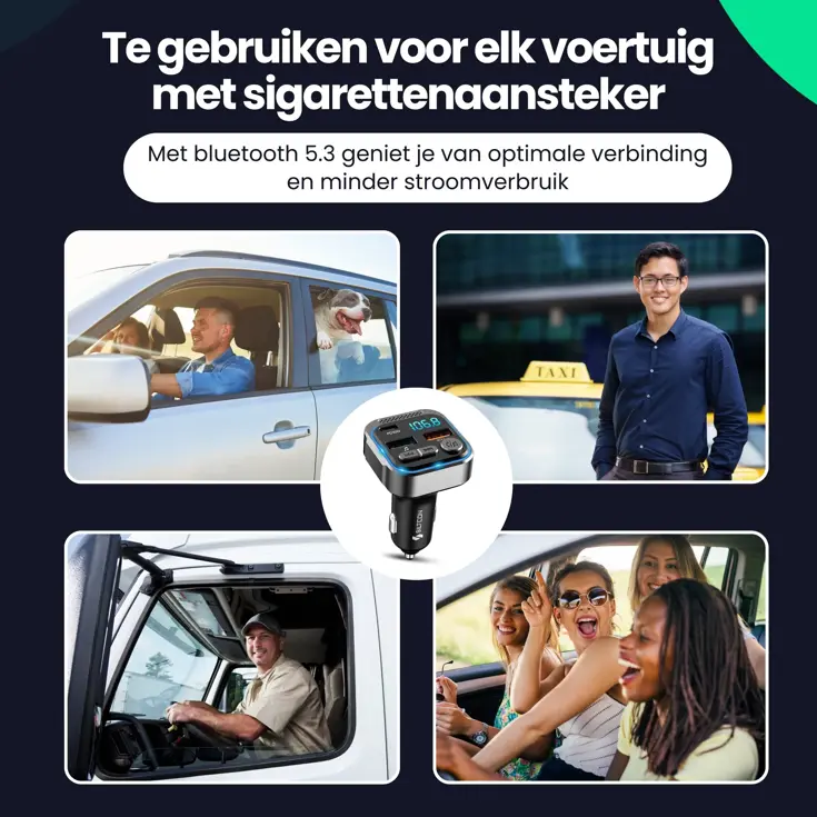FM Transmitter - Bluetooth - USB-C 30W