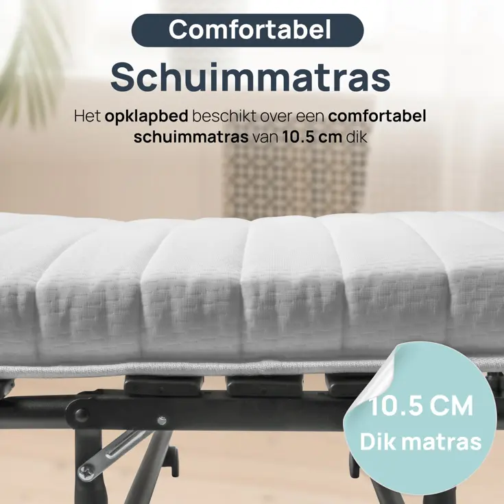 Troonz Opklapbed Deluxe - 90 x 200 cm - Set