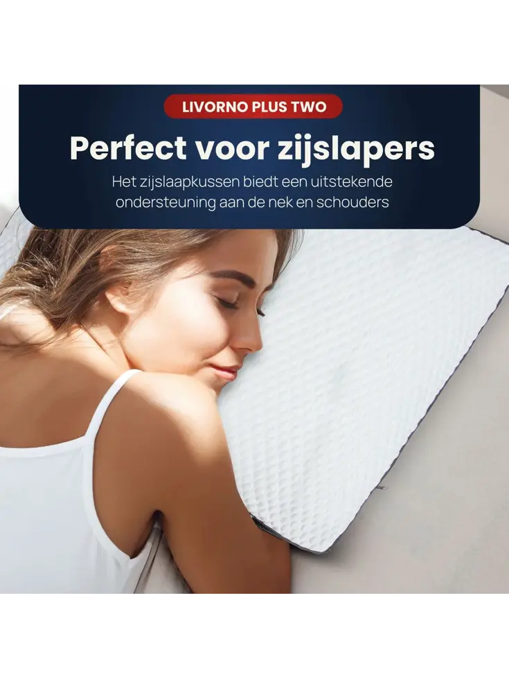 Troonz Zijslaap Hoofdkussen Plus Two