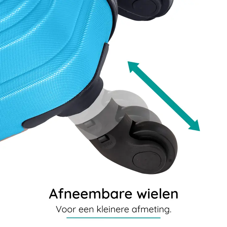 Kofferset 4 delige ABS 29 39 74 en 95L TSA-slot