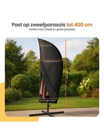 Parasolhoes voor Zweefparasol - Tot 400cm