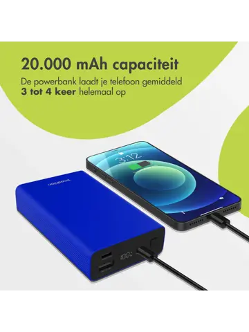 Mini Powerbank 20.000 mAh
