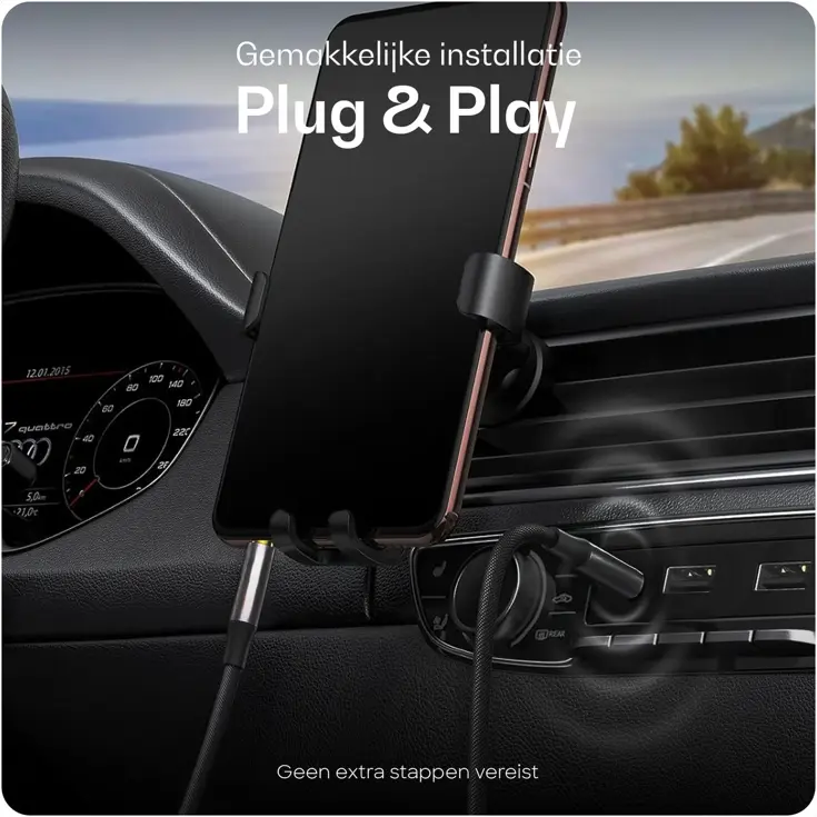 Flex 3.5mm Jack Aux Audio Kabel 1M Zwart
