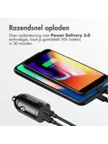 Autolader - 2x USB-C 65W