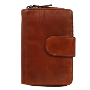 Loet - Ritsportemonnee - Leer - 6 pasjes