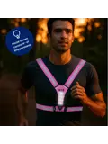 Hardloopvest met verlichting oplaadbaar