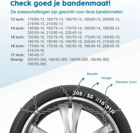 ProPlus Sneeuwkettingen - KNN60