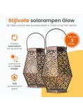 Solar Tafellamp Glow – 2 Stuks - LED