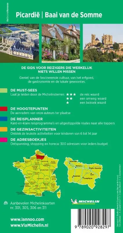 Michelin Reisgids Picardië - Baai van de Somme