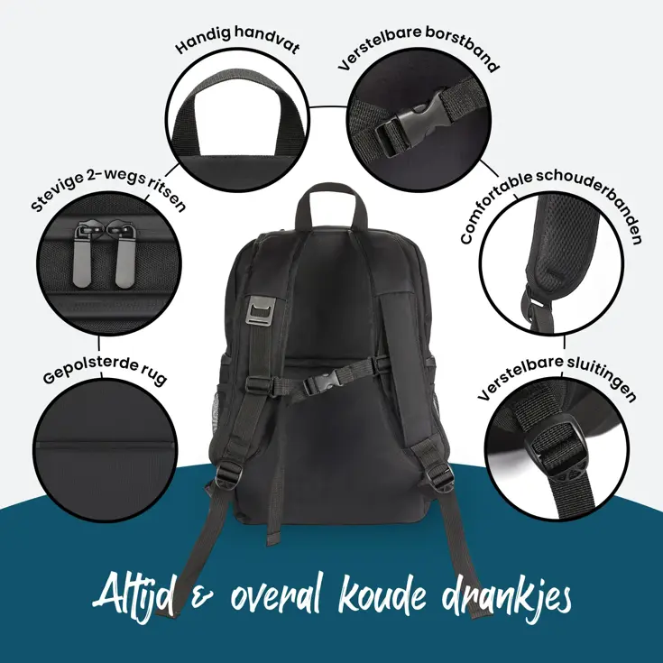 Koelrugzak 28L - 2 Vakken