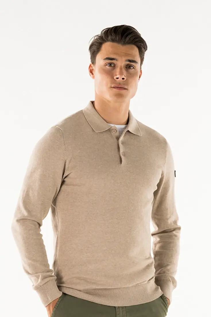 Heren Brad Knitted Polo