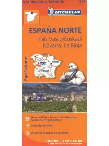 Michelin wegenkaart Regional 573 Spanje noord