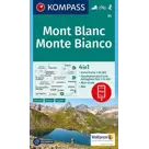 Kompass wandelkaart 85 Mont Blanc