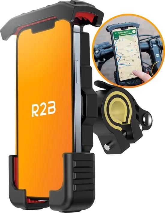 R2B  Robuuste Telefoonhouder Fiets & Motor  Zwart main product image