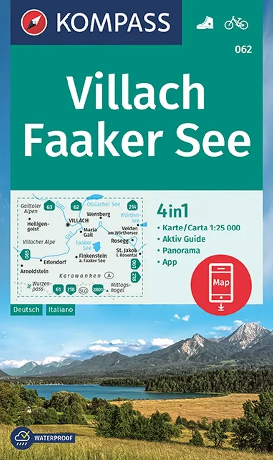 Wandelkaart WK062 Villach
