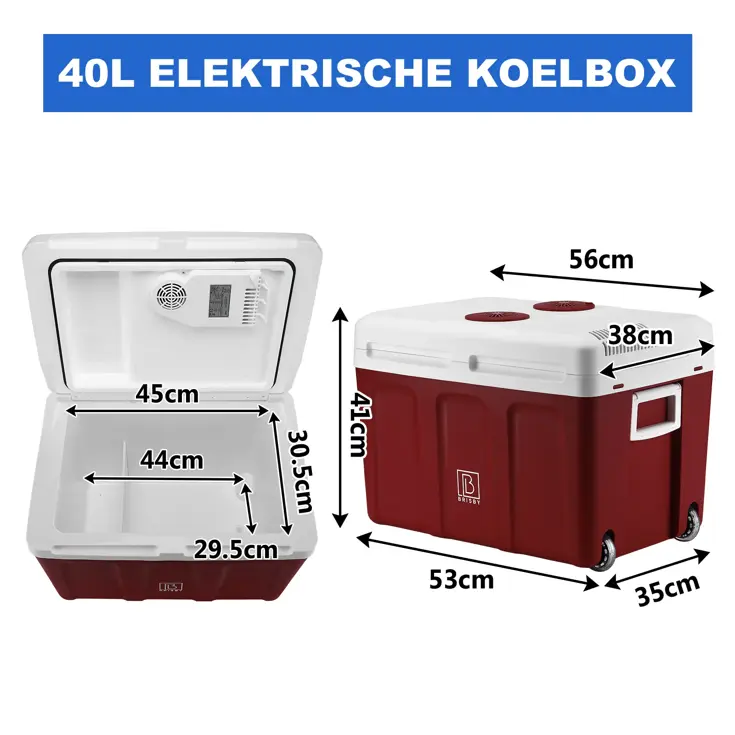 Elektrische Koelbox – 40L – 12V/230V