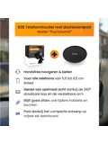 Telefoonhouder Auto voor Raam + Dashboardpad