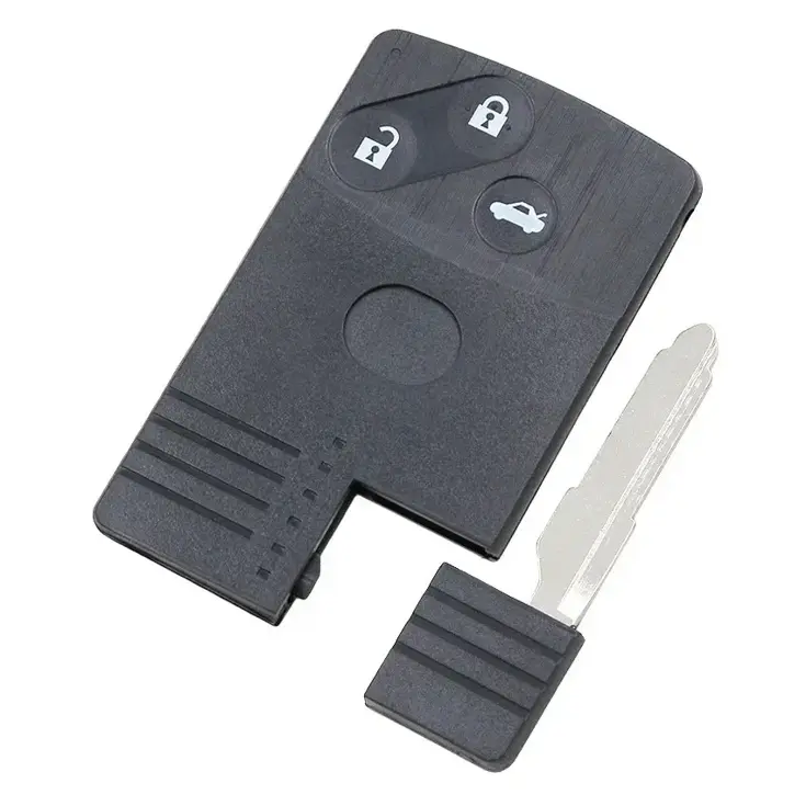 Smart key behuizing 3 knops geschikt voor Mazda