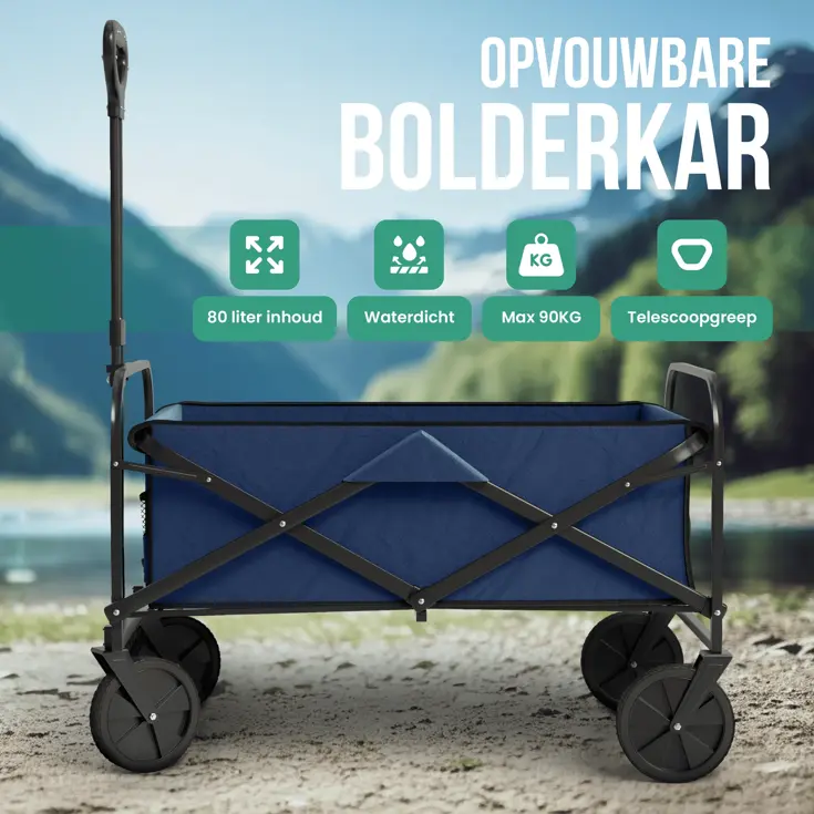 Bolderkar Opvouwbaar