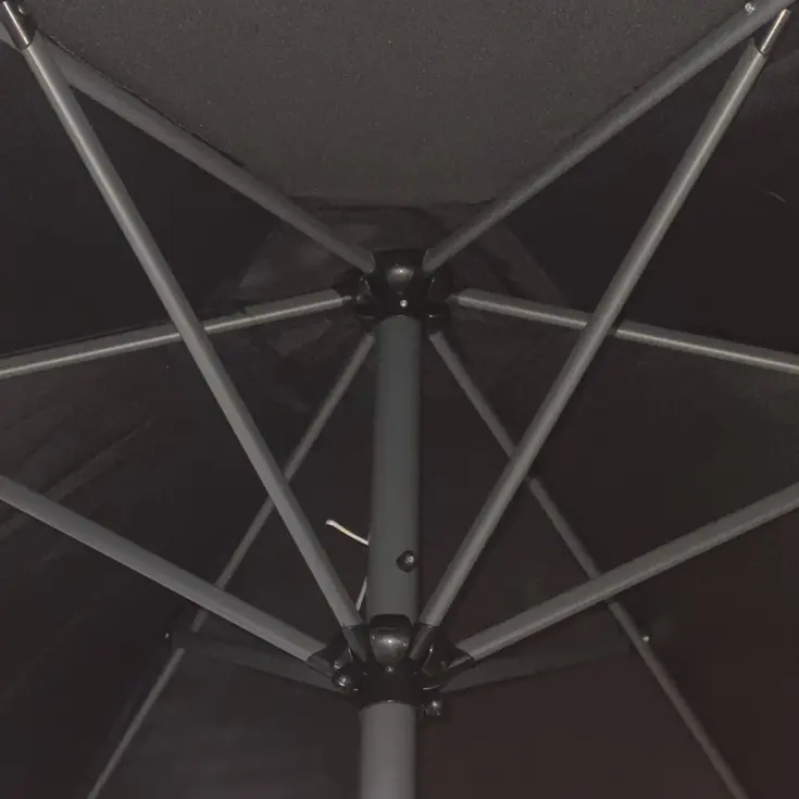 Parasol Zwart 3m + Redlabel Parasolhoes