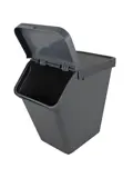 Sigma home - Prullenbak met deksel - 40L