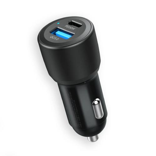 60W Autolader USB-C & USB-A Power Delivery