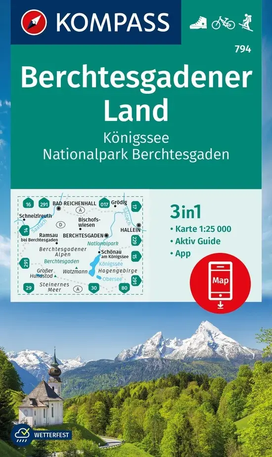 Wandelkaart WK794 Berchtesgadener Land