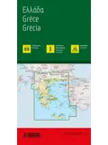 Wegenkaart Griekenland 1-zijdig 1:700.000
