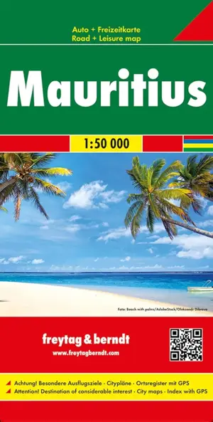 Wegenkaart Mauritius - Rodrigues