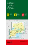 Wegenkaart Uganda (Oeganda)