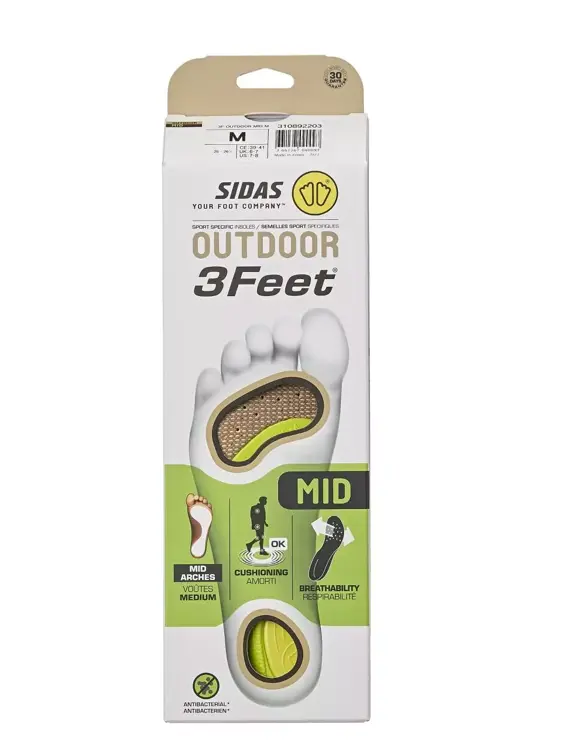 3 Feet Mid - Inlegzolen - SIDAS