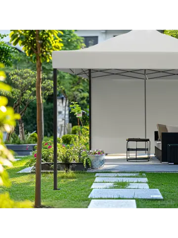 Partytent met Zijwanden – 3x3 m – Wit