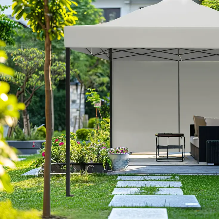 Partytent met Zijwanden – 3x3 m – Wit