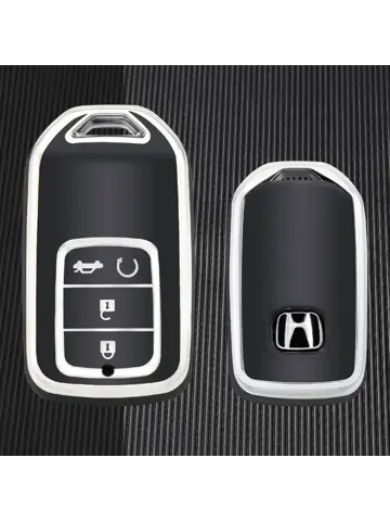 TPU Sleutelhoesje voor Honda zwart A4A
