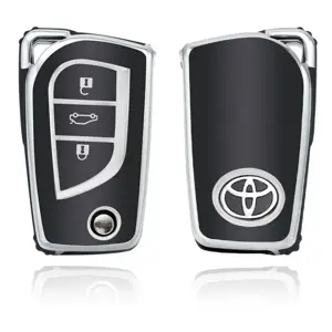 Dutch Shield Sleutelhoesje  Toyota zwart C3