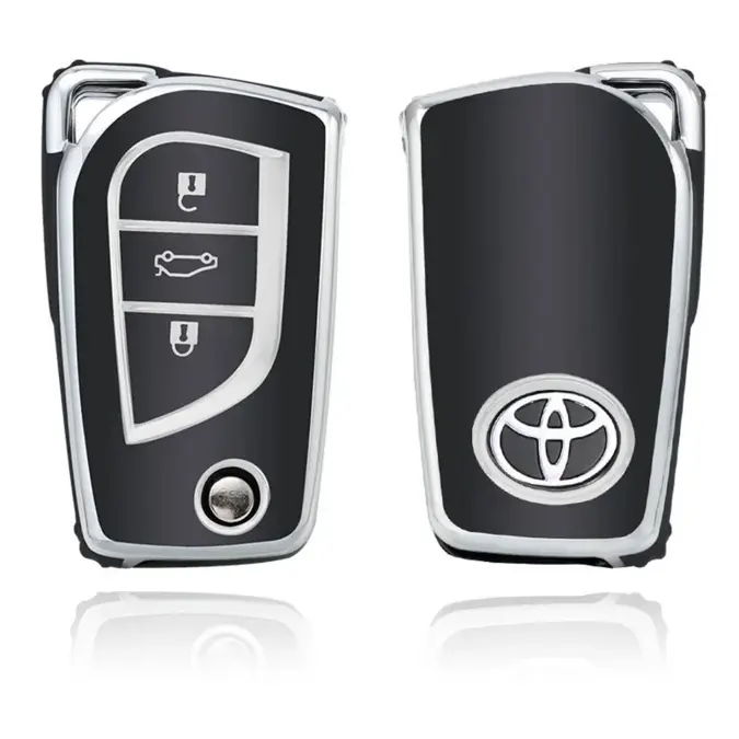 Dutch Shield Sleutelhoesje  Toyota zwart C3