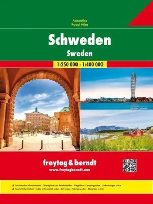 Freytag & Berndt Wegenatlas Zweden
