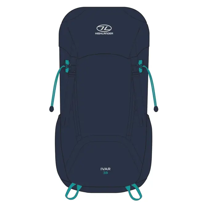 Highlander Outdoor rugzak Ivar dames 38L