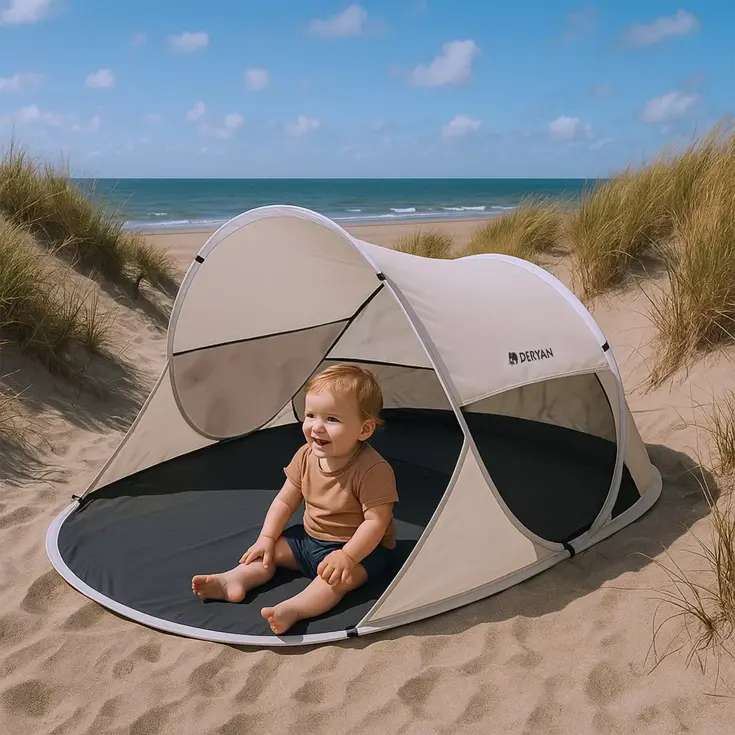Luxe Pop Up Strandtent - Large - Anti-UV 50+