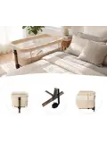 Snoozy Teddy Co Sleeper - Verstelbaar frame