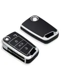TPU Sleutelhoesje VW - Skoda - Seat Cupra zwart B3