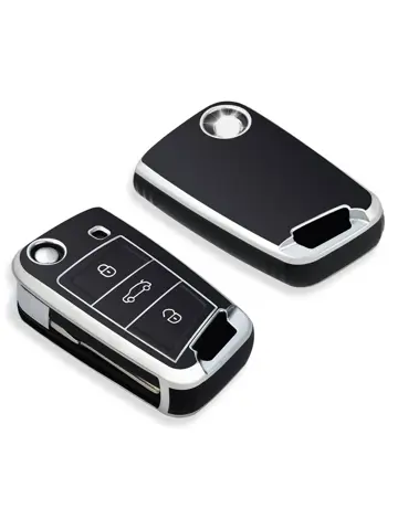 TPU Sleutelhoesje VW - Skoda - Seat Cupra zwart B3