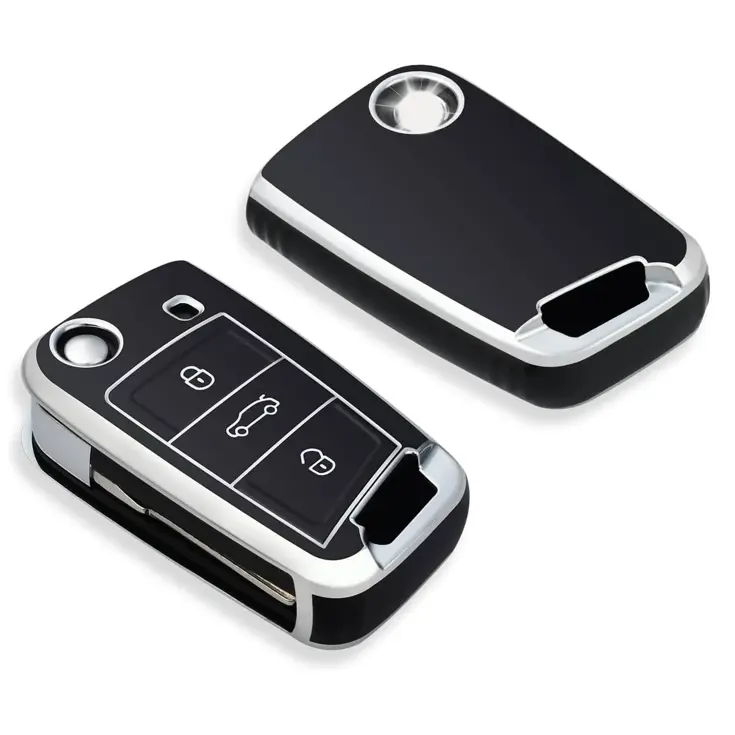 TPU Sleutelhoesje VW - Skoda - Seat Cupra zwart B3
