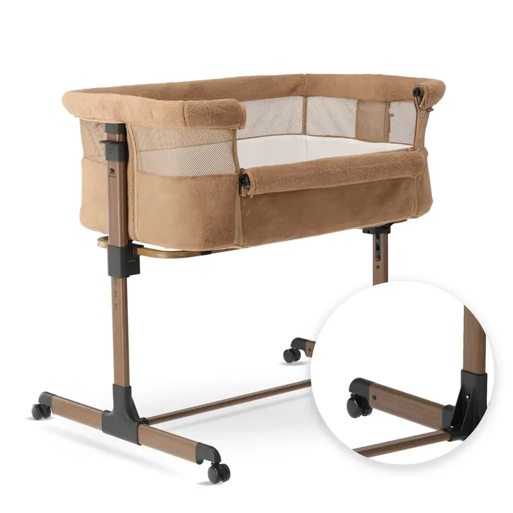 Snoozy Teddy Co Sleeper - Verstelbaar frame