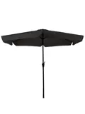 Parasol Zwart Ø3m Met Voet En Hoes