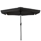 CUHOC Parasol Zwart Ø3m Met Voet En Hoes