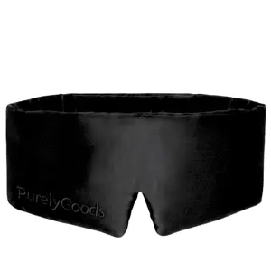 Zijden Slaapmasker - Zwart