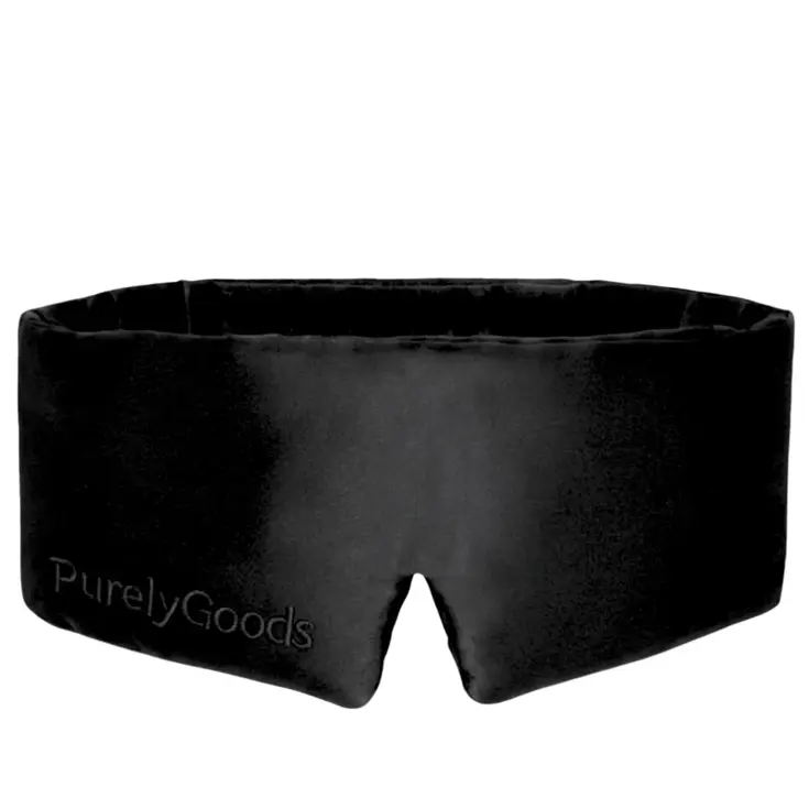 Zijden Slaapmasker - Zwart
