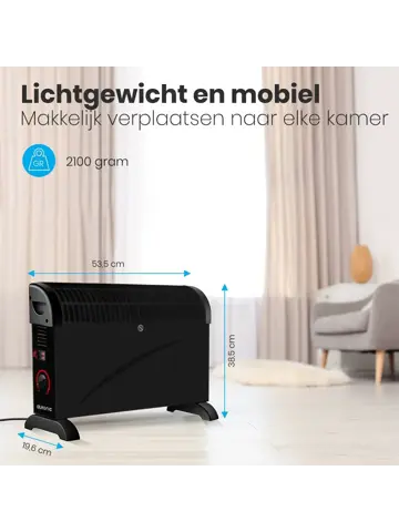 Auronic Convectorkachel – 2000W